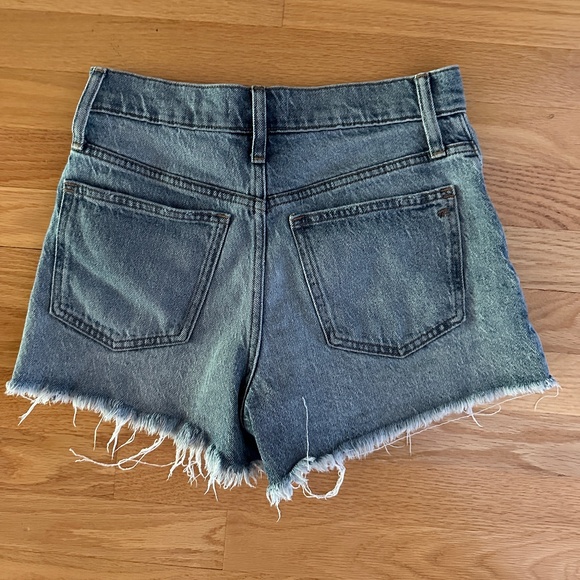 Madewell The Perfect Jean Short Size 25 Denim Cut Offs - Picture 2 of 9